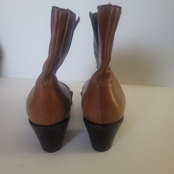 Shelby soft leather ankle brown boots Size 10 - Picture 4 of 8